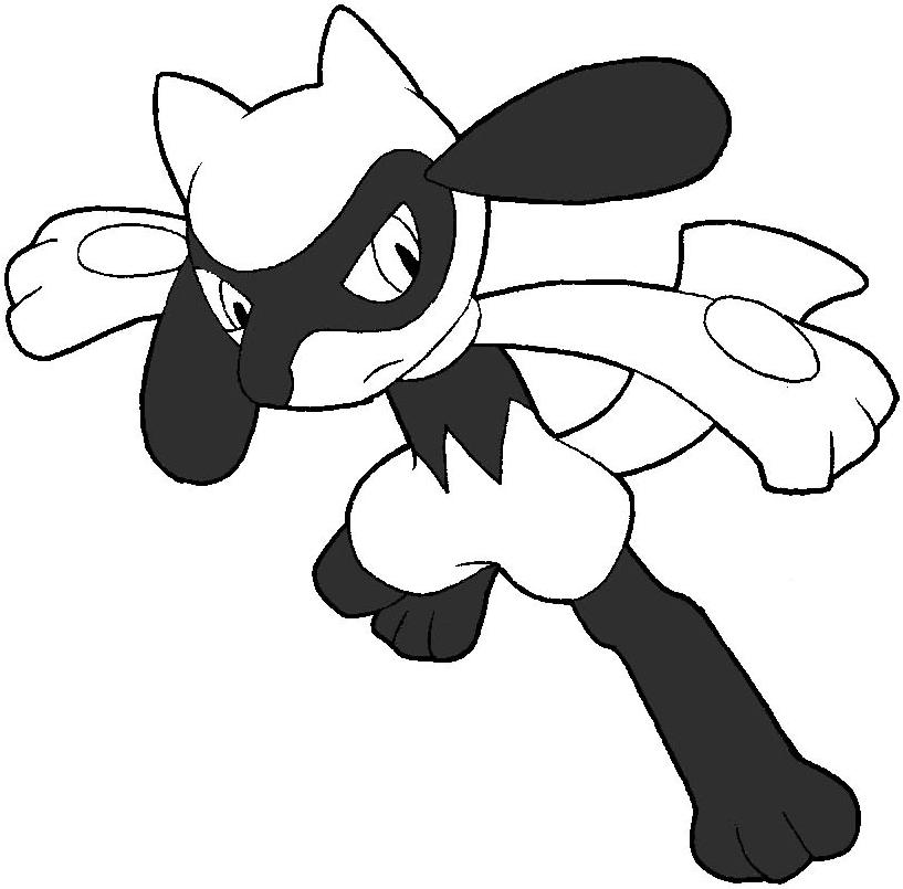 817x805 How To Draw Riolu From With Easy Step - Pokemon Drawing Images