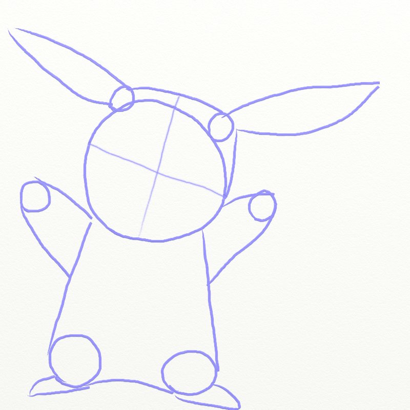 800x800 How To Draw Pikachu From Pokemon - Pokemon Drawing Images