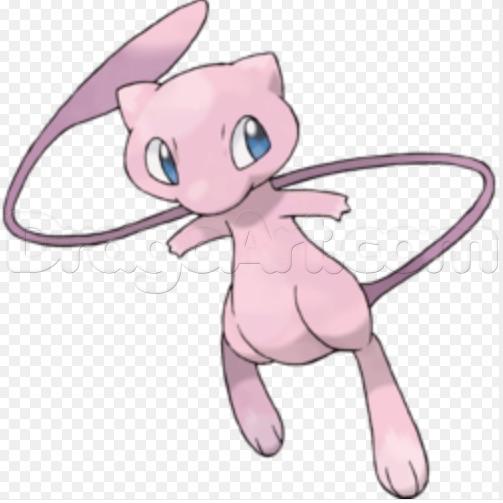 503x503 how to draw mew from pokemon, step - Pokemon Drawing Mew