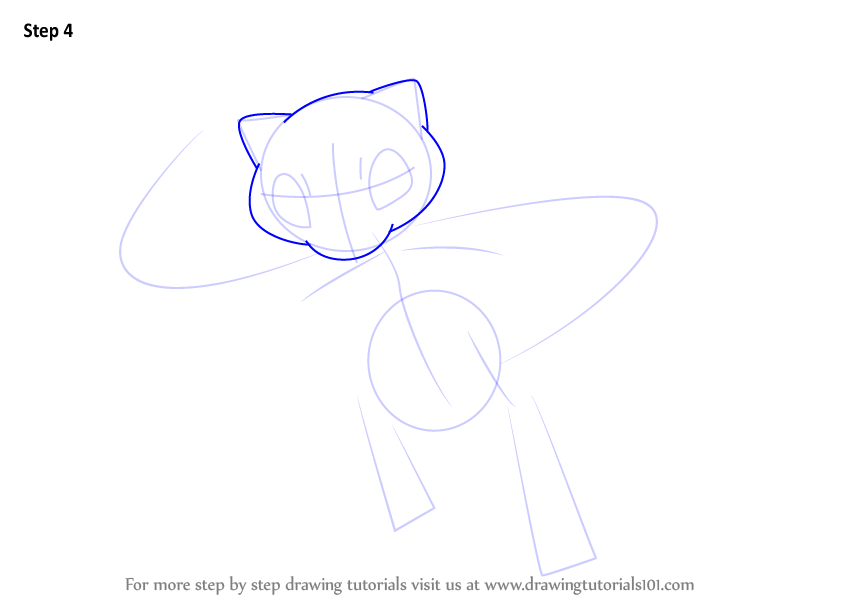 844x598 learn how to draw mew from pokemon - Pokemon Drawing Mew