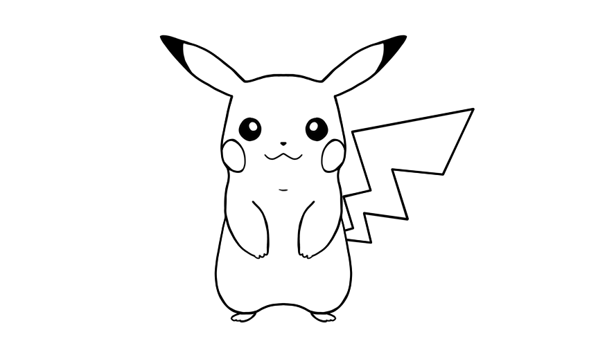 850x490 How To Draw - Pokemon Line Drawing