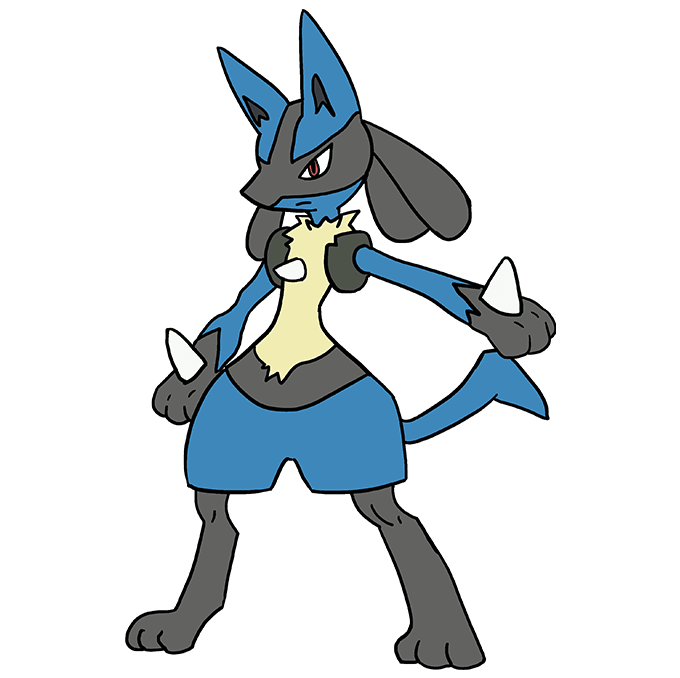 Pokemon Lucario Drawing at PaintingValley.com | Explore collection of ...