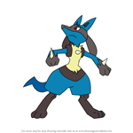 150x150 Learn How To Draw Lucario From Pokemon - Pokemon Lucario Drawing