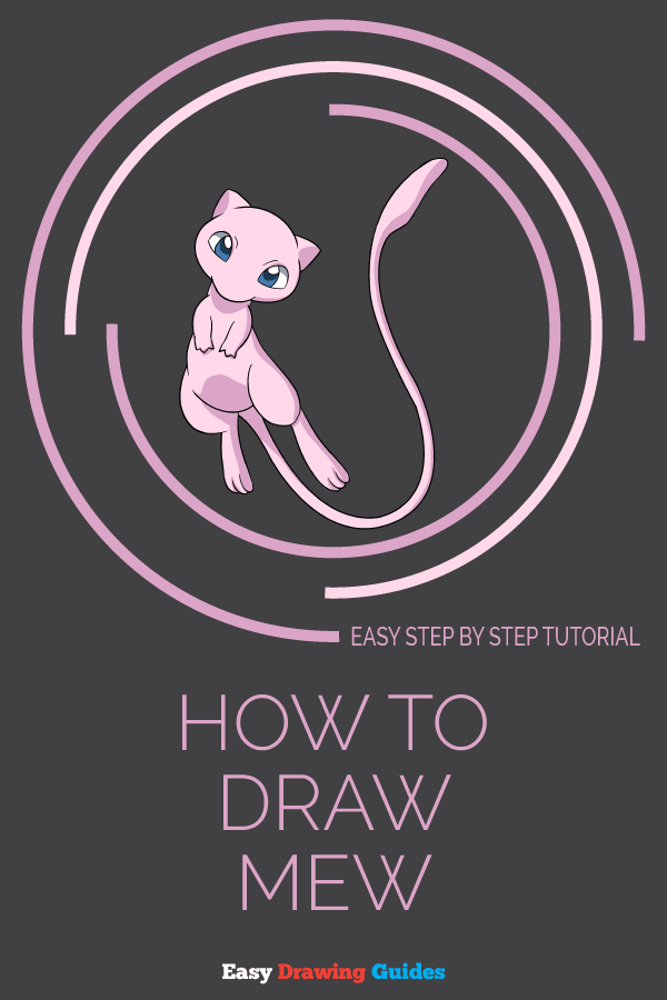 600x900 how to draw mew from pokemon - Pokemon Mew Drawing