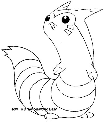 400x466 How To Draw Mewtwo Easy Best Pokemon Drawins Images - Pokemon Mewtwo Drawing