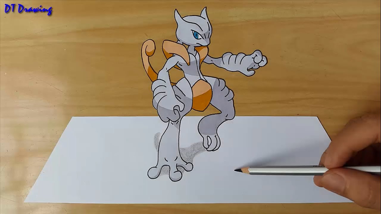 1280x720 Mega Mewtwo X Pokemon - Pokemon Mewtwo Drawing