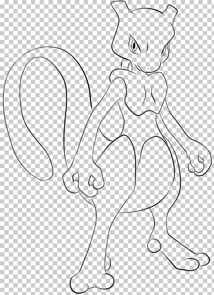 728x1000 Mewtwo Drawing Coloring Book Line Art, Mewtwo Png Clipart - Pokemon Mewtwo Drawing