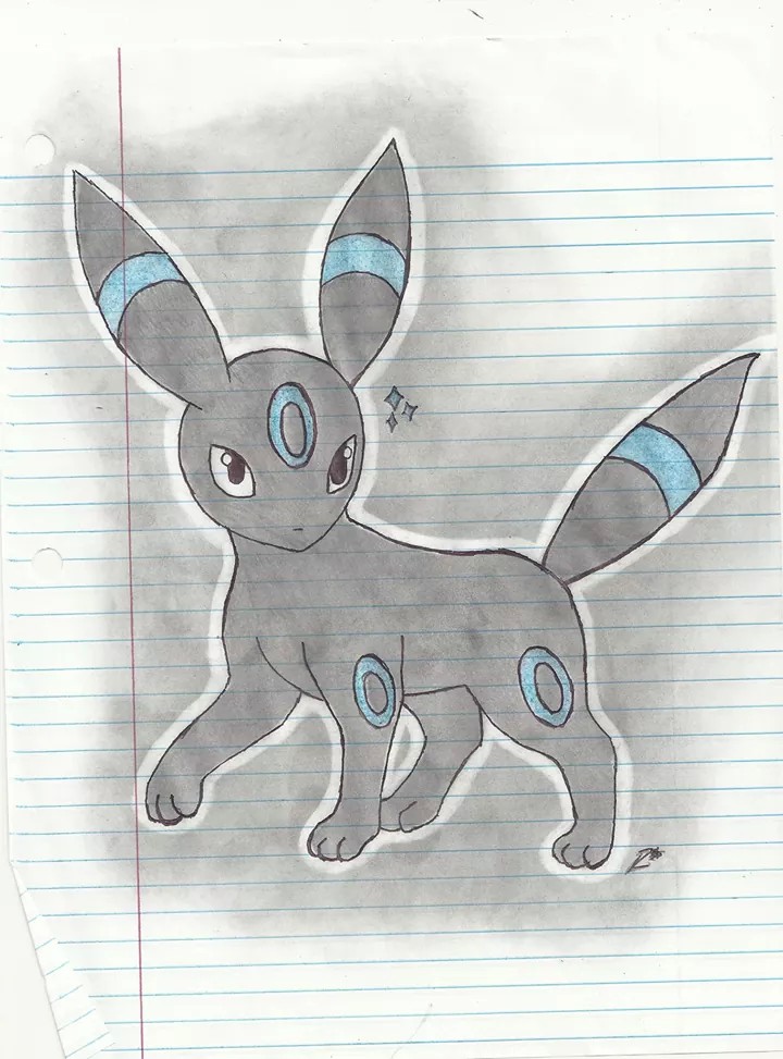 720x973 pencil drawn umbreon eevee know your meme - Pokemon Pencil Drawing