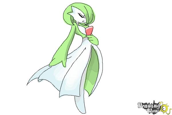 600x400 How To Draw Gardevoir From Pokemon - Pokemon Pictures Drawing