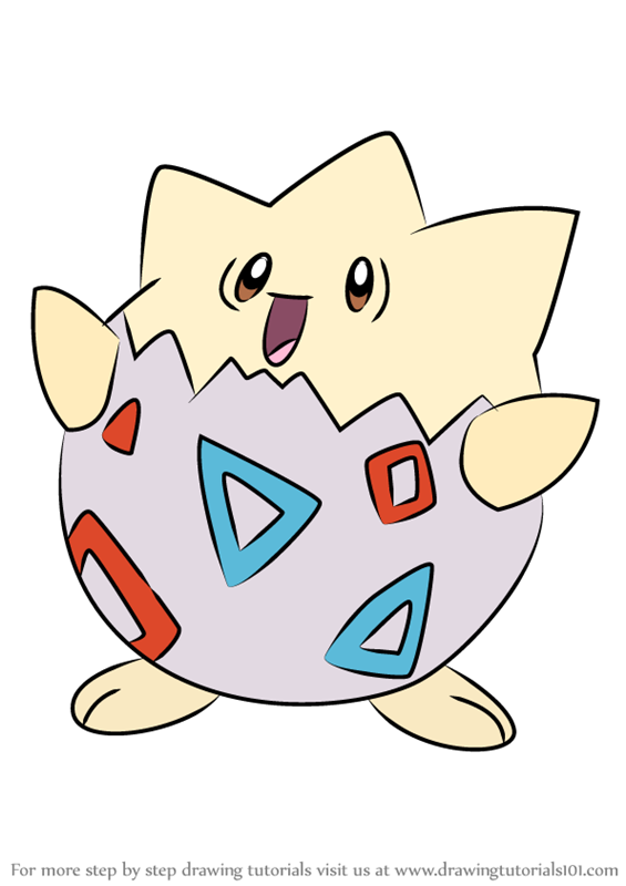 565x800 Learn How To Draw Togepi From Pokemon - Pokemon Pictures Drawing