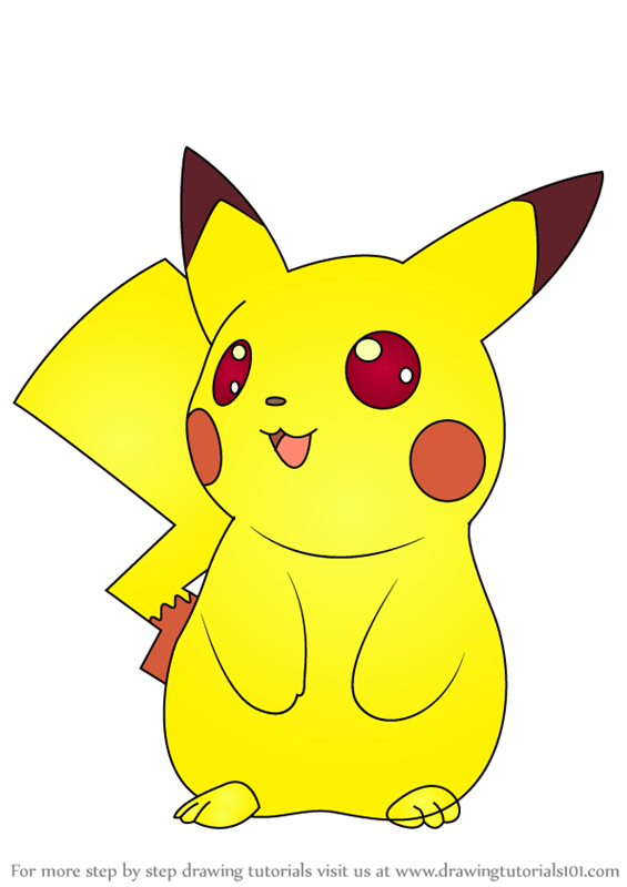 565x800 Learn How To Draw Ninja Pikachu From Pokemon - Pokemon Pikachu Drawing