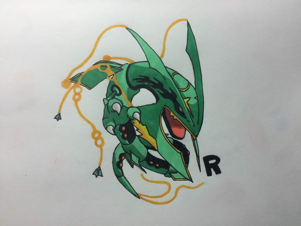 1024x768 How To Draw Mega Rayquaza Amino - Pokemon Rayquaza Drawing