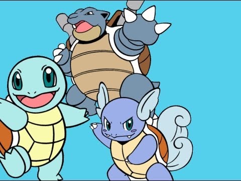 480x360 drawing squirtle, wartortle, blastoise - Pokemon Squirtle Drawing