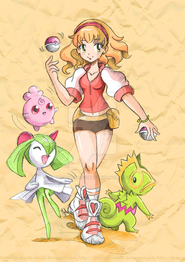 600x848 pokemon trainer - Pokemon Trainer Drawing