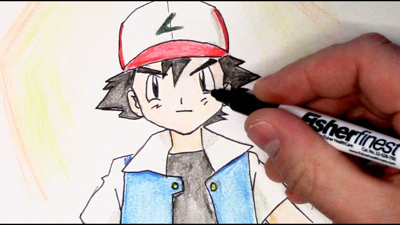 Pokemon Trainer Drawing at Explore collection of