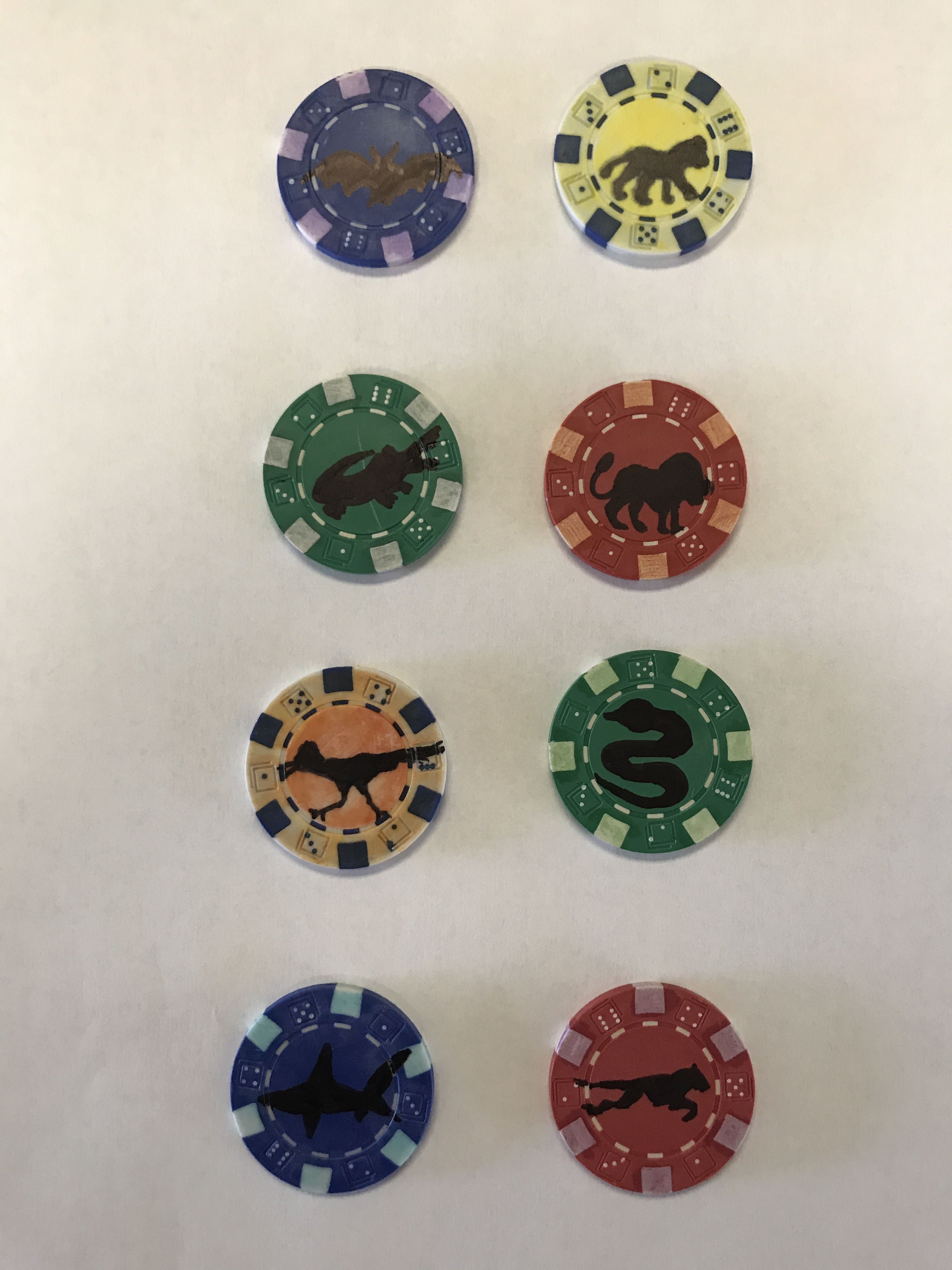 3024x4032 wild kratts creature power discs using poker chips - Poker Chips Drawing