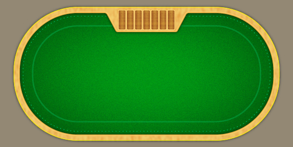 600x302 Create A Poker Table With Cards And Poker Chips Stacks - Poker Table Drawing