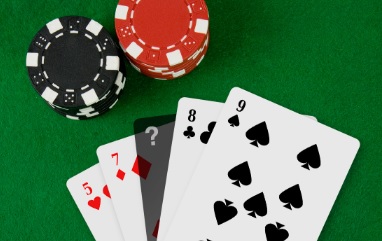 382x241 Drawing Hands - Poker Table Drawing