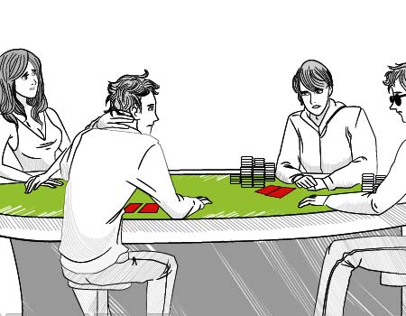 450x350 How To Bluff In Poker Poker - Poker Table Drawing