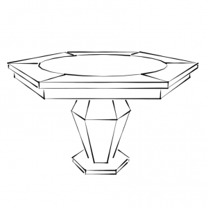 300x300 Poker Tables - Poker Table Drawing