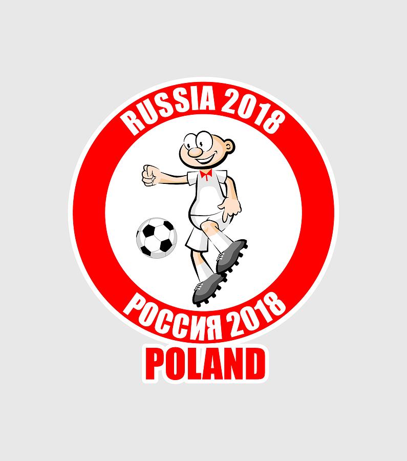 795x900 Poland In The Soccer World Cup Russia Drawing - Poland Drawing