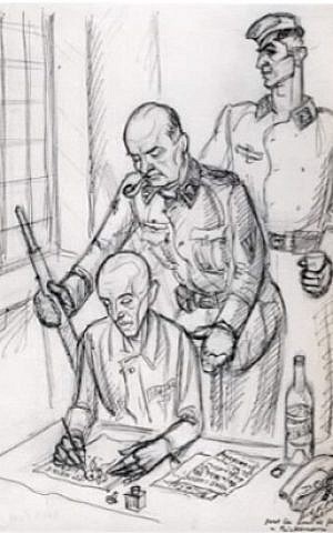 300x480 Poland Acquires Gas Chamber Paintings - Poland Drawing