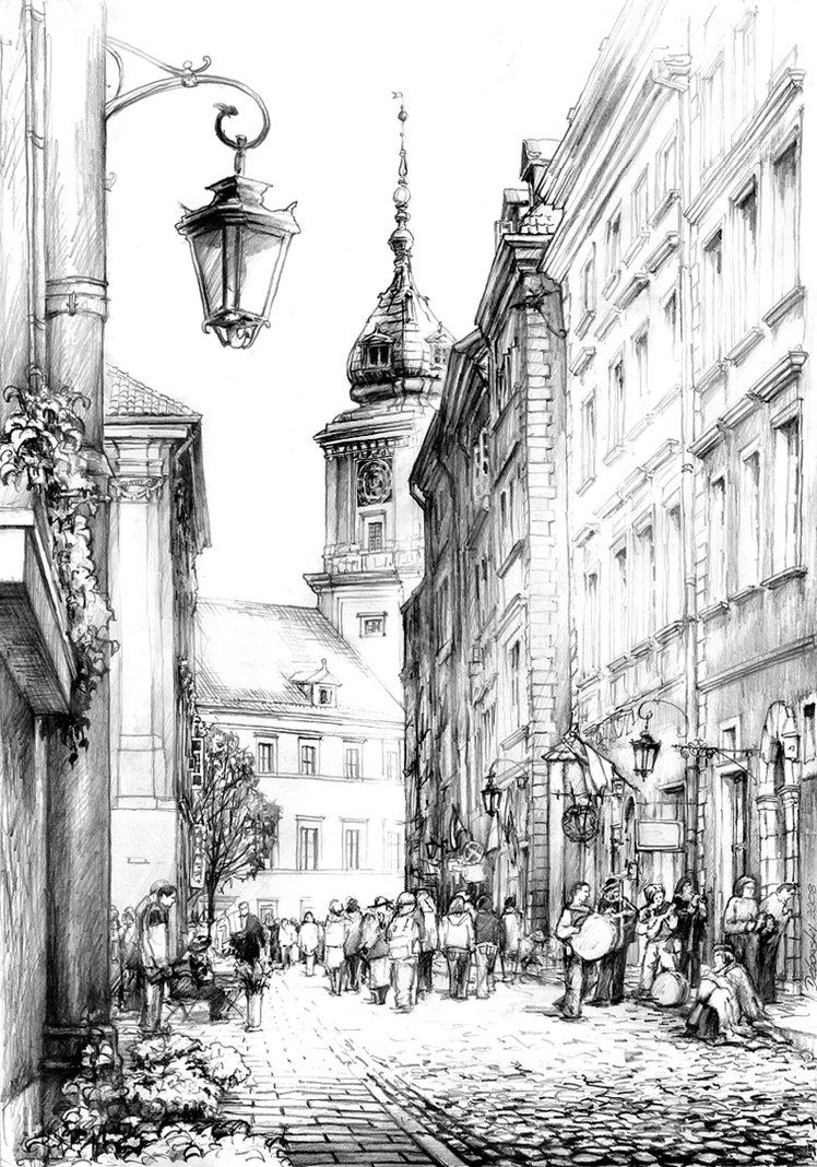748x1068 Swietojanska Street - Poland Drawing
