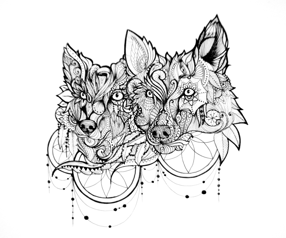 1000x831 Zentangle Drawings - Poland Drawing