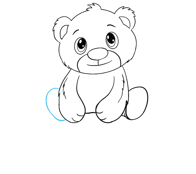 678x600 How To Draw A Polar Bear Cub In A Few Easy Steps Easydrawingguides - Polar Bear Cute Drawing