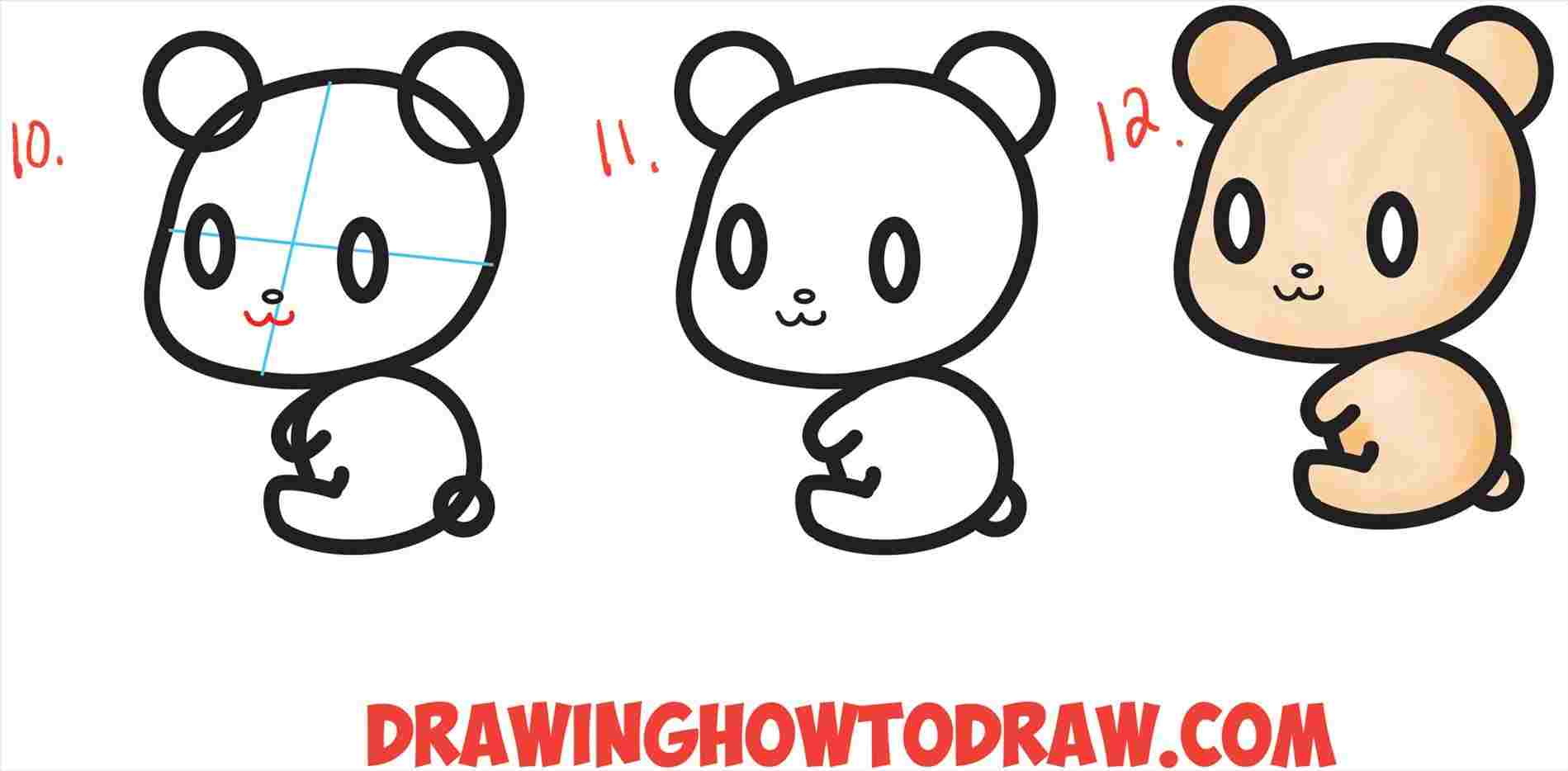 1899x934 Easy Bear Drawing Polar How To Draw A Cute - Polar Bear Drawing Cute