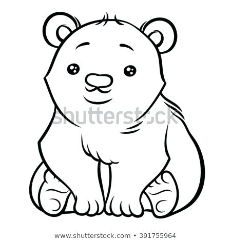 450x470 how to draw a cute baby polar bear illustration of cute cartoon - Polar Bear Drawing Cute