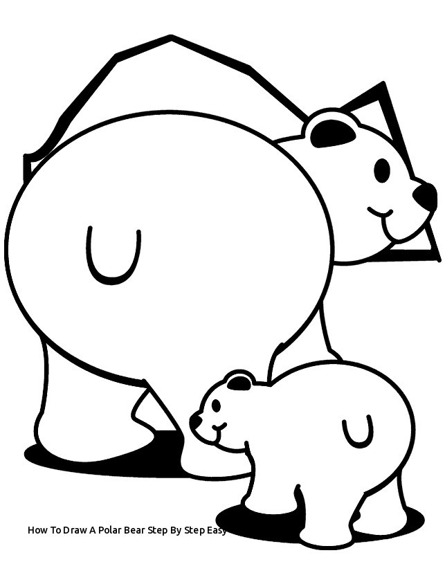 643x815 Polar Bear Drawing Easy Cute - Polar Bear Drawing Cute