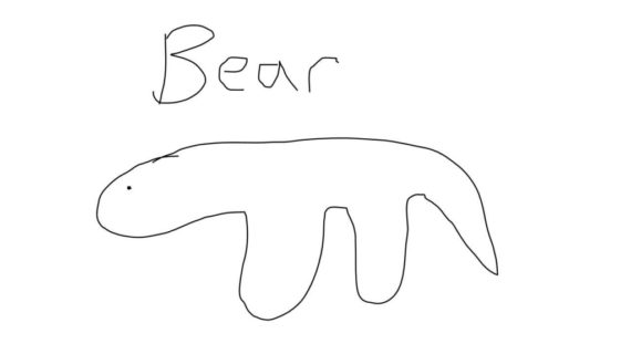 570x320 How To Draw A Polar Bear - Polar Bear Drawing Easy