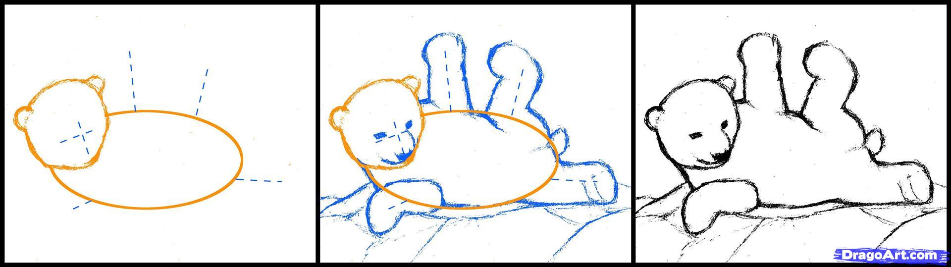 1920x539 how to draw a polar bear cub, polar bears, step - Polar Bear Drawing Step By Step