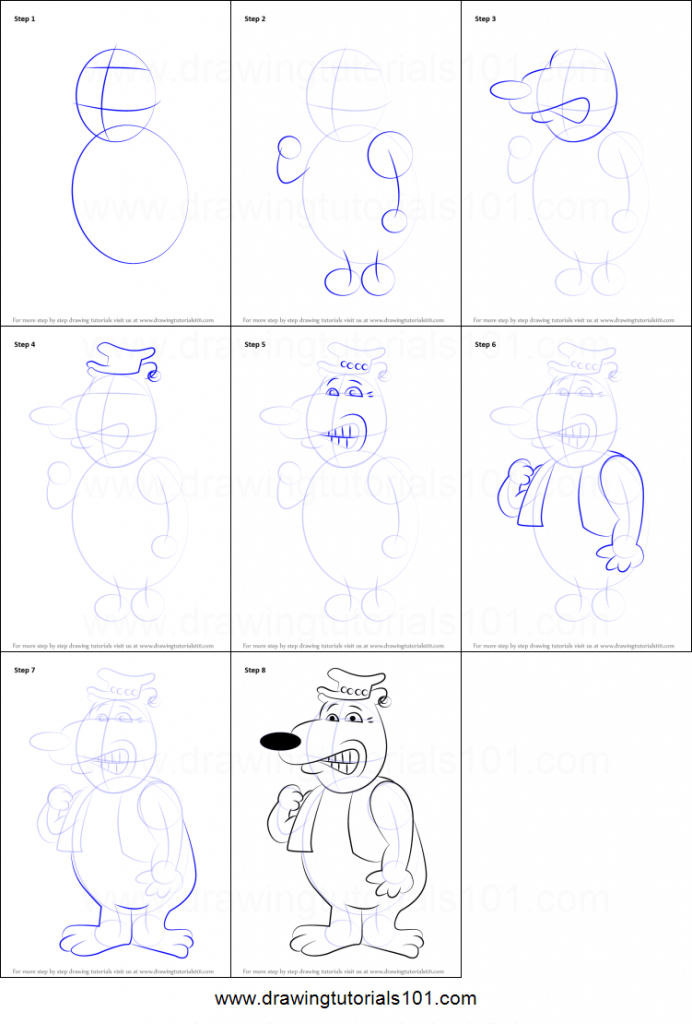 692x1024 Polar Bear Drawing Easy - Polar Bear Drawing Step By Step