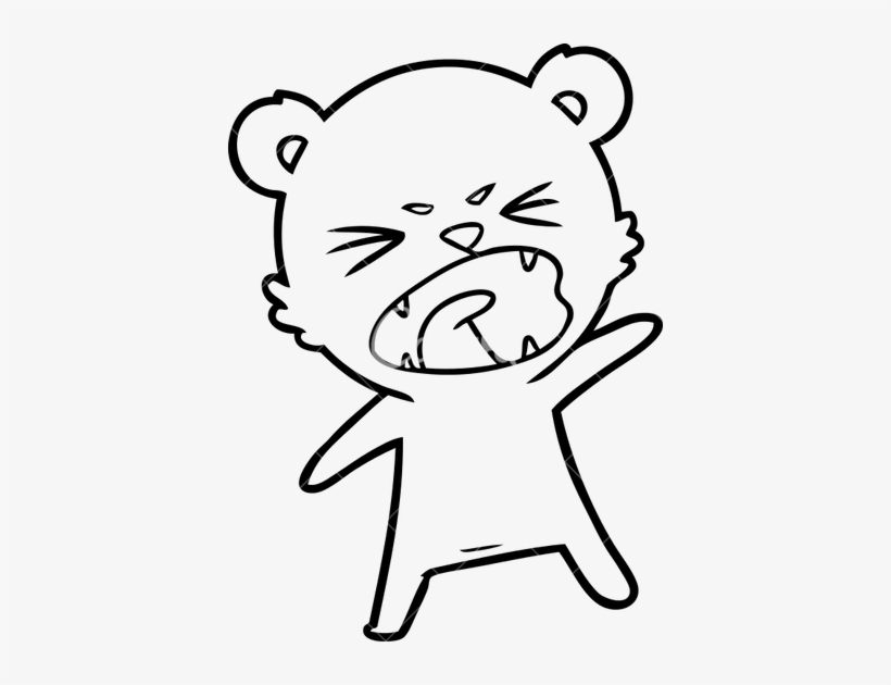 820x630 Cartoon Polar Bear Drawing - Polar Bear Face Drawing