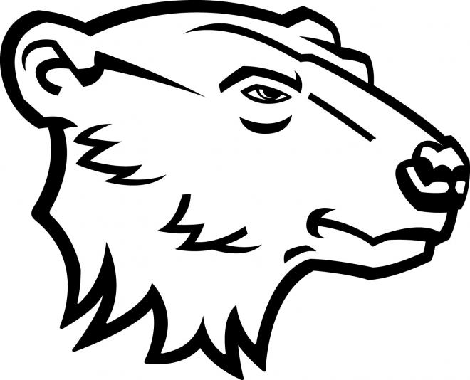 660x534 Severe Outline Polar Bear Head Tattoo Design - Polar Bear Head Drawing
