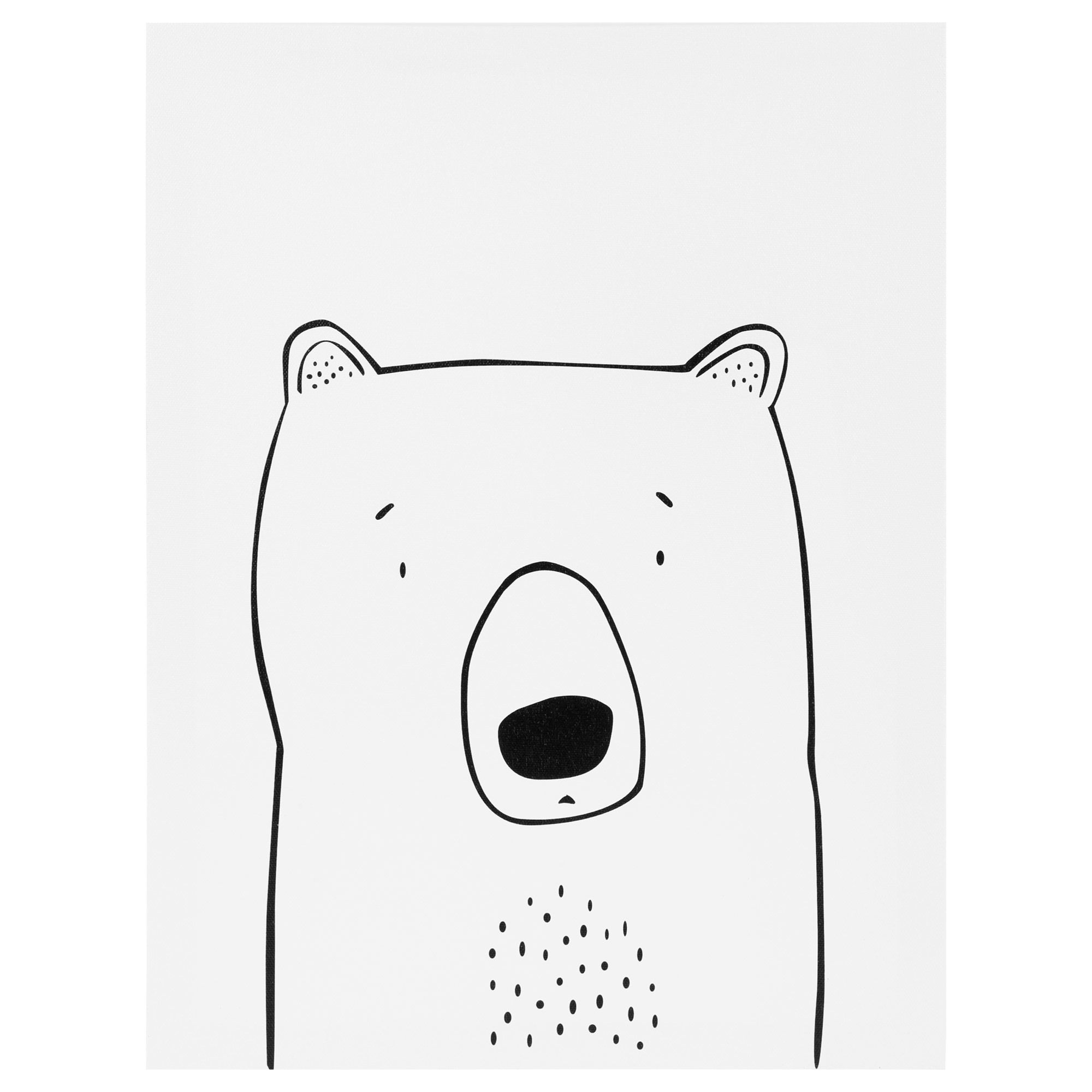 2000x2000 Polar Bear Line Drawing - Polar Bear Line Drawing