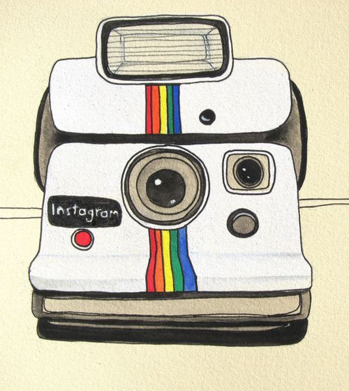 Polaroid Camera Drawing at PaintingValley.com | Explore collection of ...