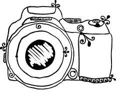 231x194 New Polaroid Camera Clipart Drawings Old Fashion - Polaroid Drawing