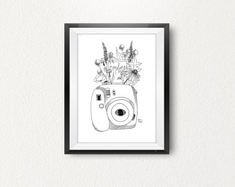 340x270 Polaroid Drawing Etsy - Polaroid Drawing