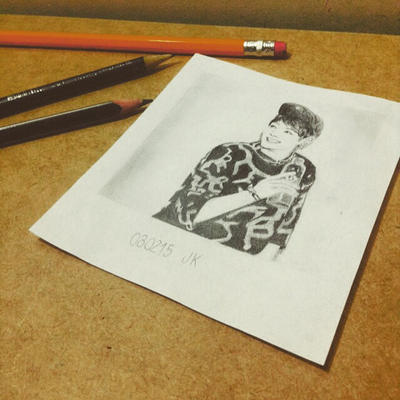 400x400 Jungkook Polaroid Drawing - Polaroid Drawing