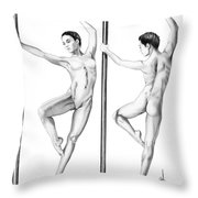 180x180 pole dancer figure drawing art print - Pole Dancer Drawing