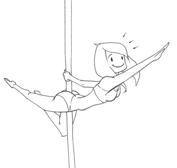 570x540 get your custom pda drawings here! pole dancing adventures - Pole Dancer Drawing