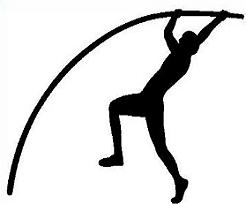 246x204 pole vault clip art - Pole Vault Drawing