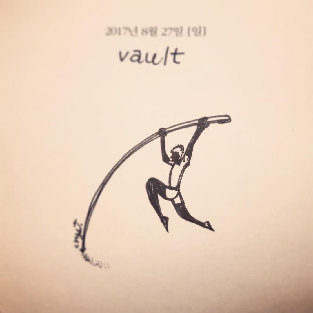 1080x1080 vault - Pole Vault Drawing