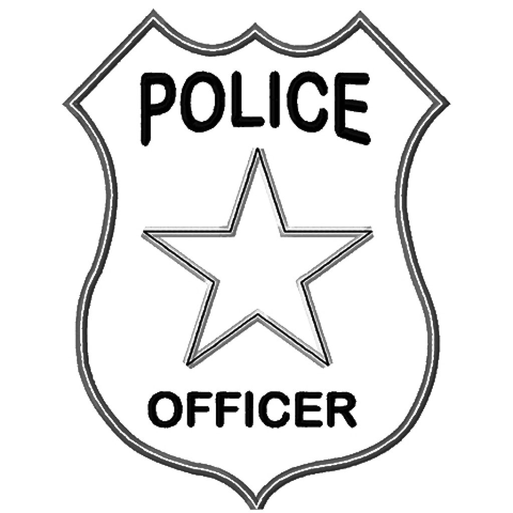Police Badge Drawing at PaintingValley.com | Explore collection of