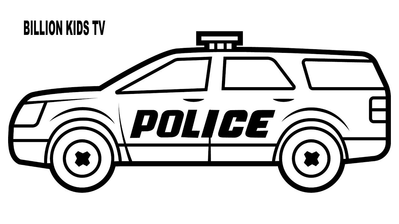 Download Police Car Drawing at PaintingValley.com | Explore ...