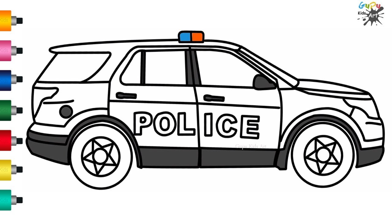 Police Car Drawing at Explore