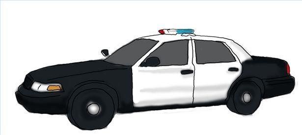 615x275 drawing of side view cop car how to draw police vehicles - Police Car Drawing